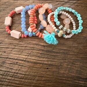 Plunder Colorful Beaded Bracelet Set (6)